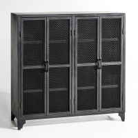 Шкаф-библиотека Металлический Kargo единый размер черный AM.PM  фото, kupilegko.ru